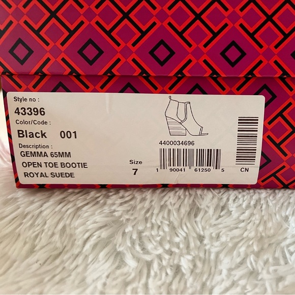 🎉HP🎉 Tory Burch Gemma Open Toe Bootie / Boots - Picture 9 of 9